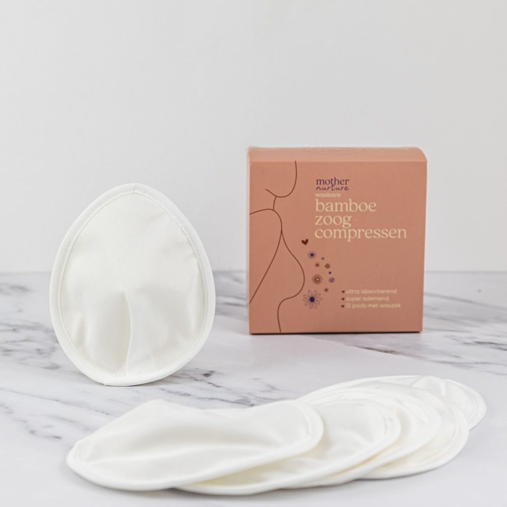 KeaBabies Coussinets D'Allaitement Réutilisables Bambou Bio - 14 Pièces + Sacs Lavage - Ultra Absorbants 4 Couches